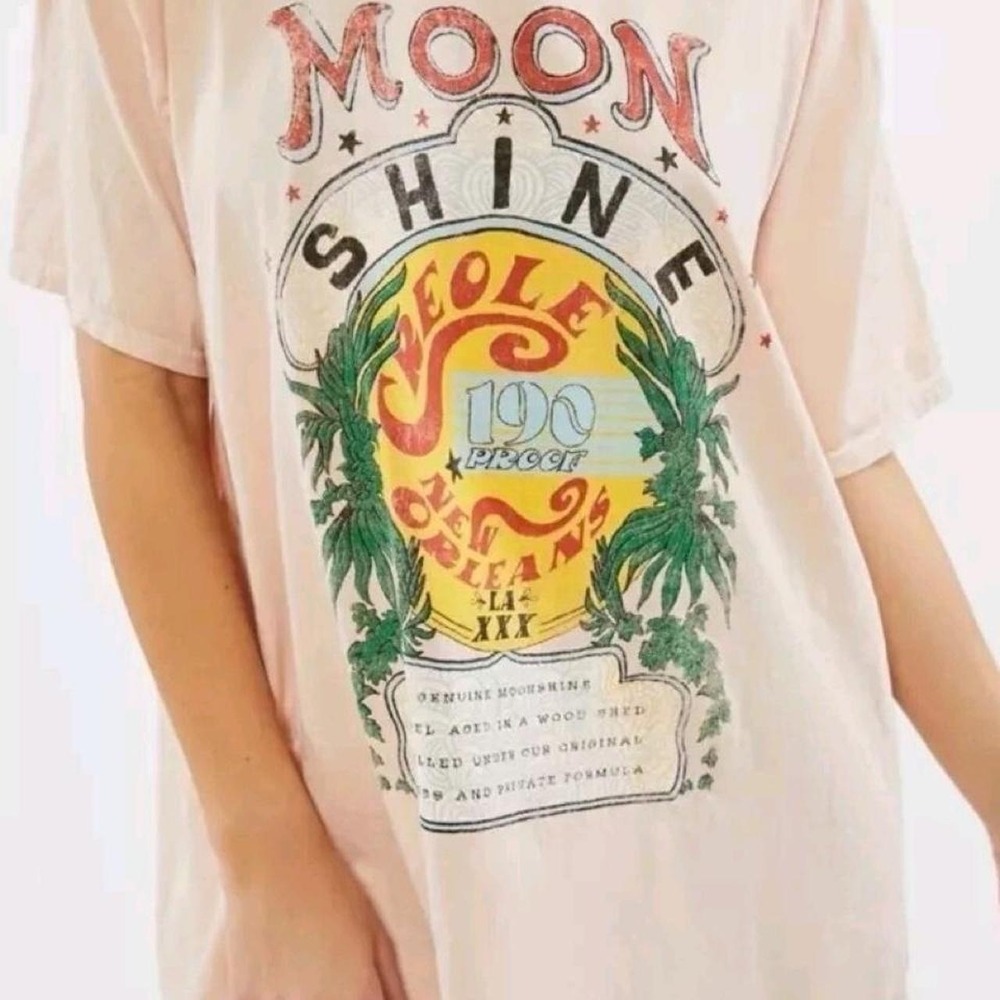 Project Social T Moonshine Desert Washed Oversized T-Shirt Women's  one size L-9